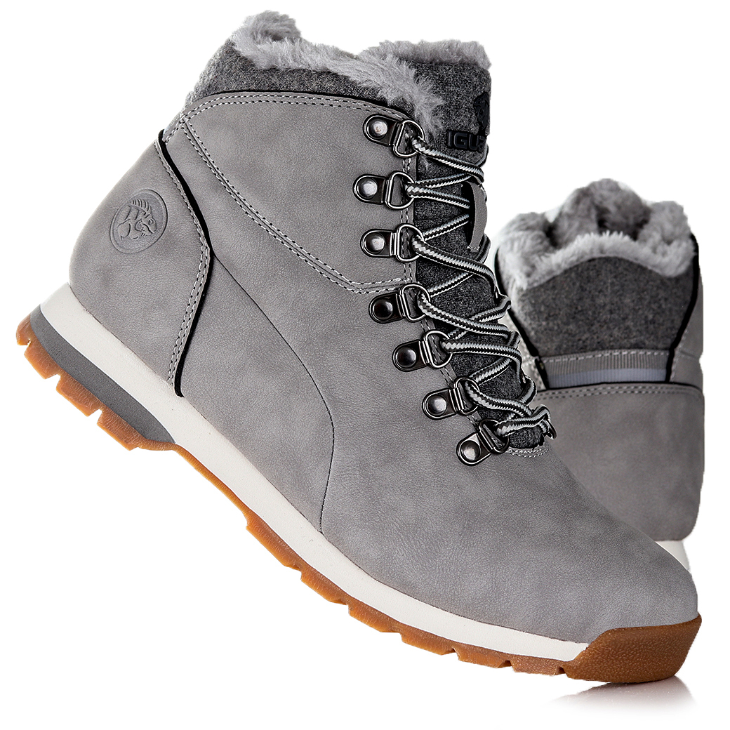Zimní boty, trapery Iguana Nobini Mid Grey/ Beige