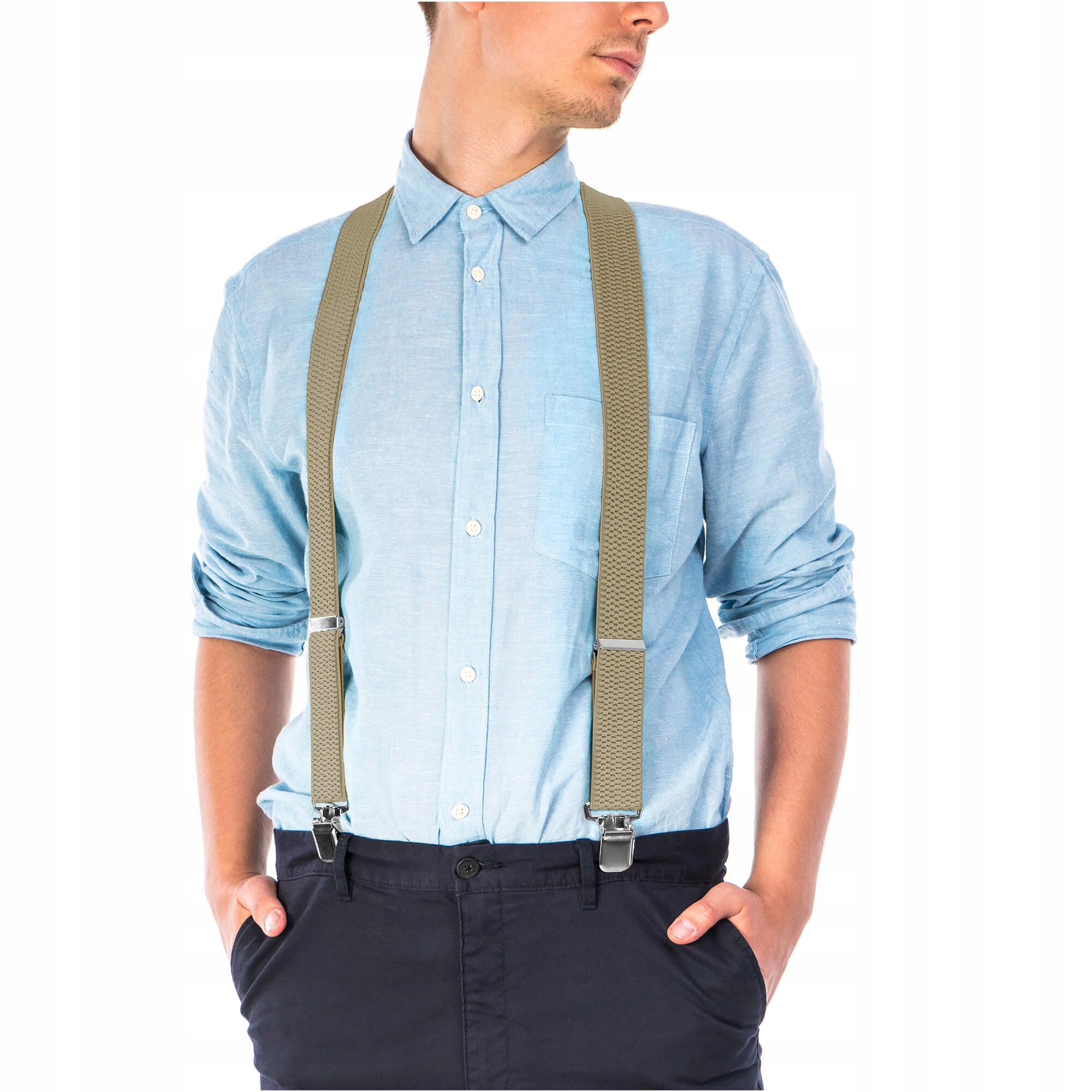 MOCNE SZEROKIE SZELKI MĘSKIE DO SPODNI KLASYCZNE Rodzaj do spodni