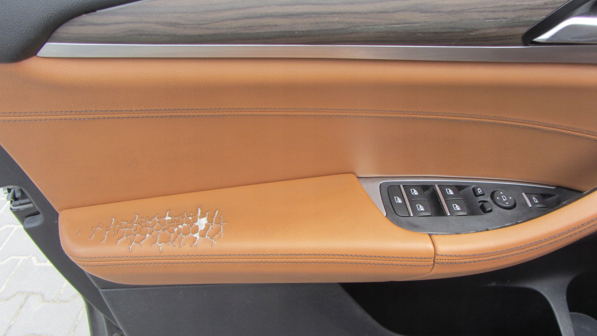 BMW X3 G01 side door driver´s left front front COGNAC BRAZOWY 7936673