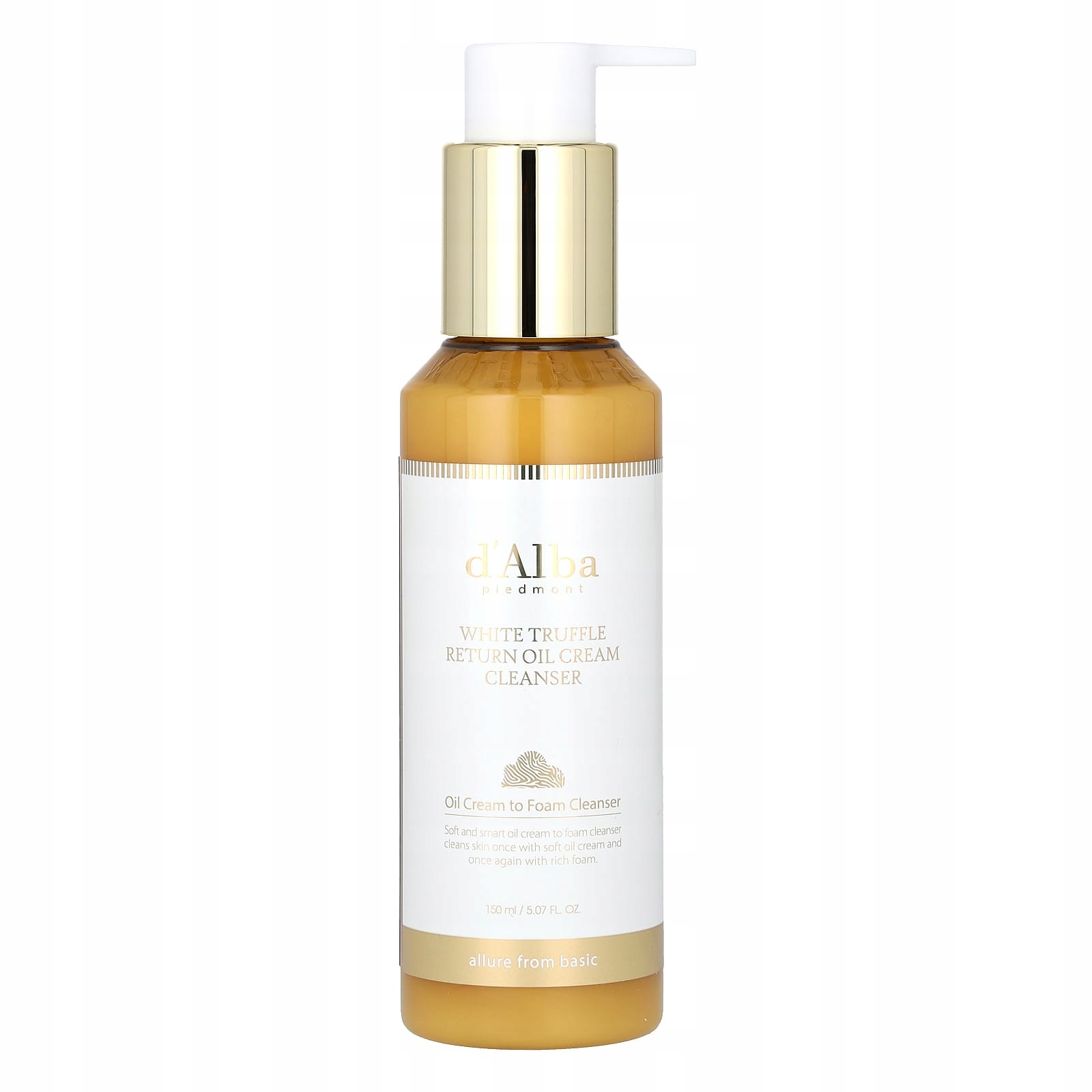 d'Alba, čisticí a odličovací olej White Truffle Return Oil, 150 ml