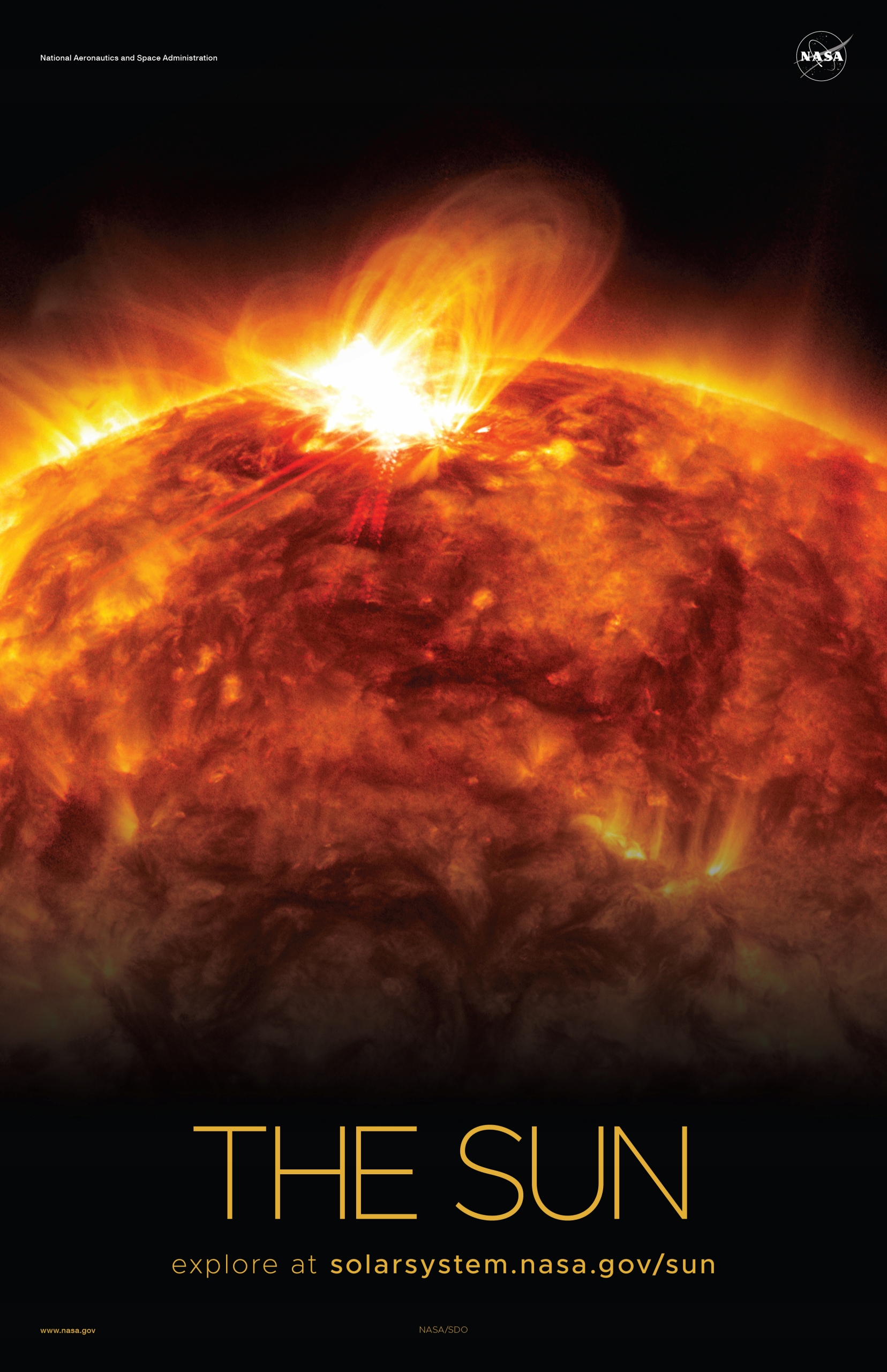 

Plakat Na Ściane Nasa Słońce 84x130 cm Duży