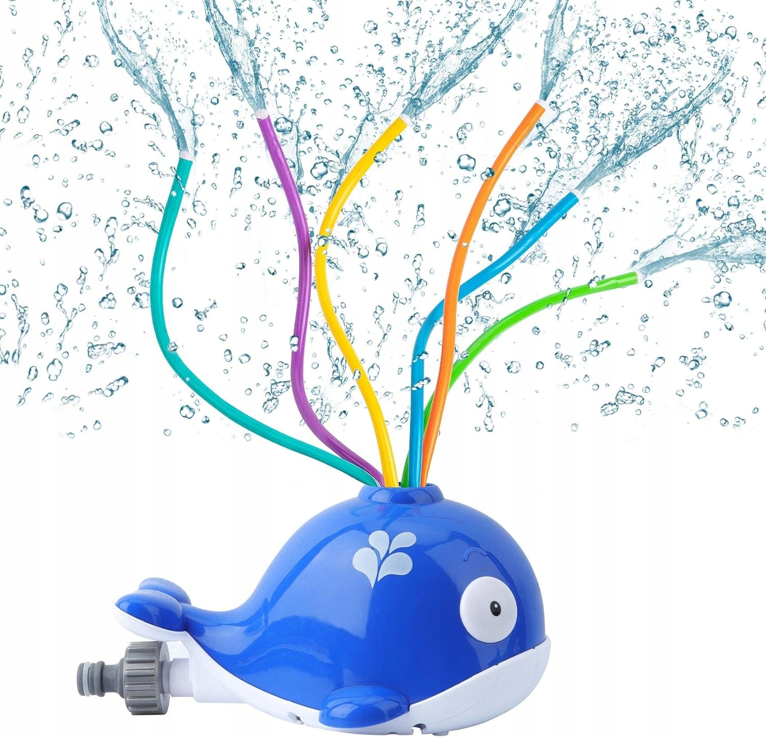 Zraszacz Ogrodowy Fontanna Zabawki do Ogrodu Ogrodowe dla Dzieci Wieloryb