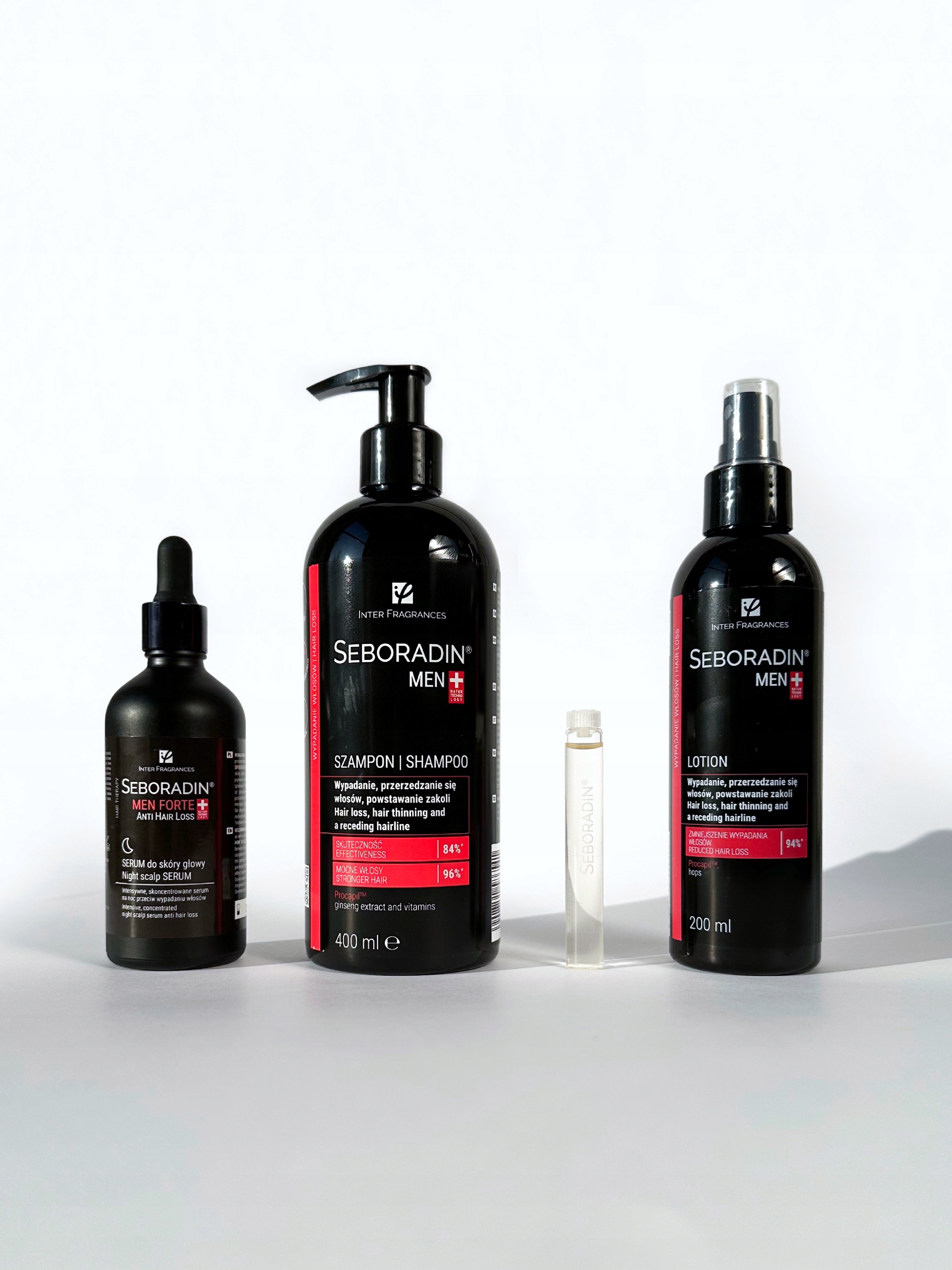 Serum przeciw wypadaniu włosów Seboradin MEN FORTE 100 ml Linia MEN FORTE