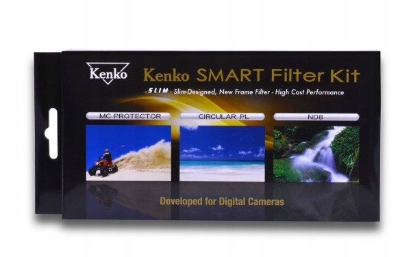 Kenko Smart Filter 52mm zestaw 3 filtrów: Protector, Cpl, ND8