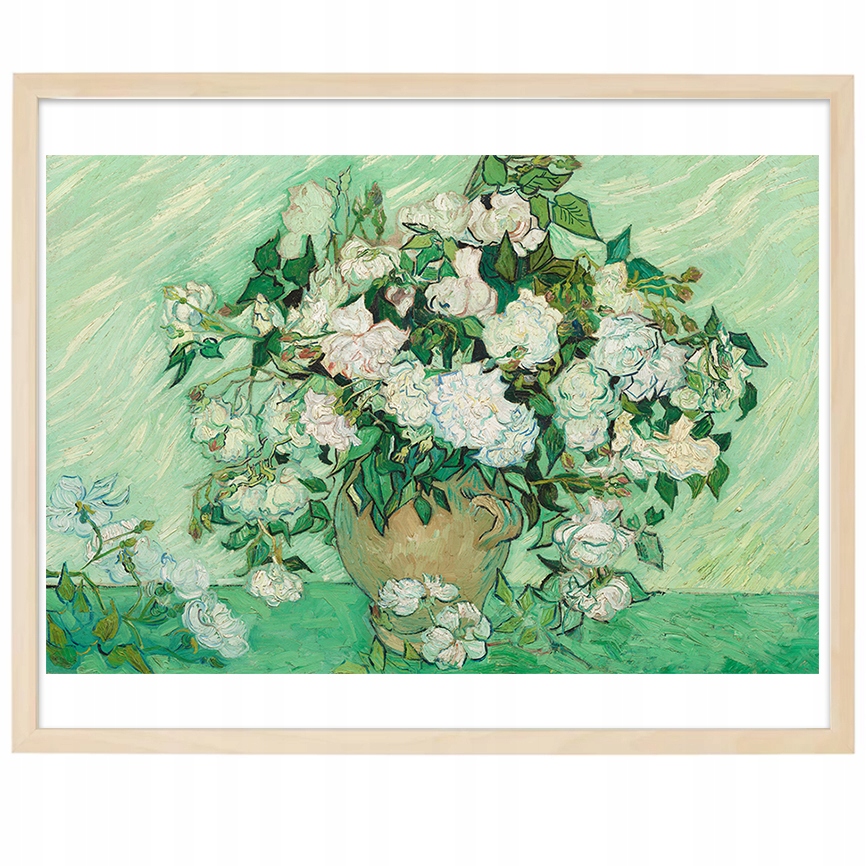 

Plakat Obraz Dekor 40x60 cm Wazon z Różami