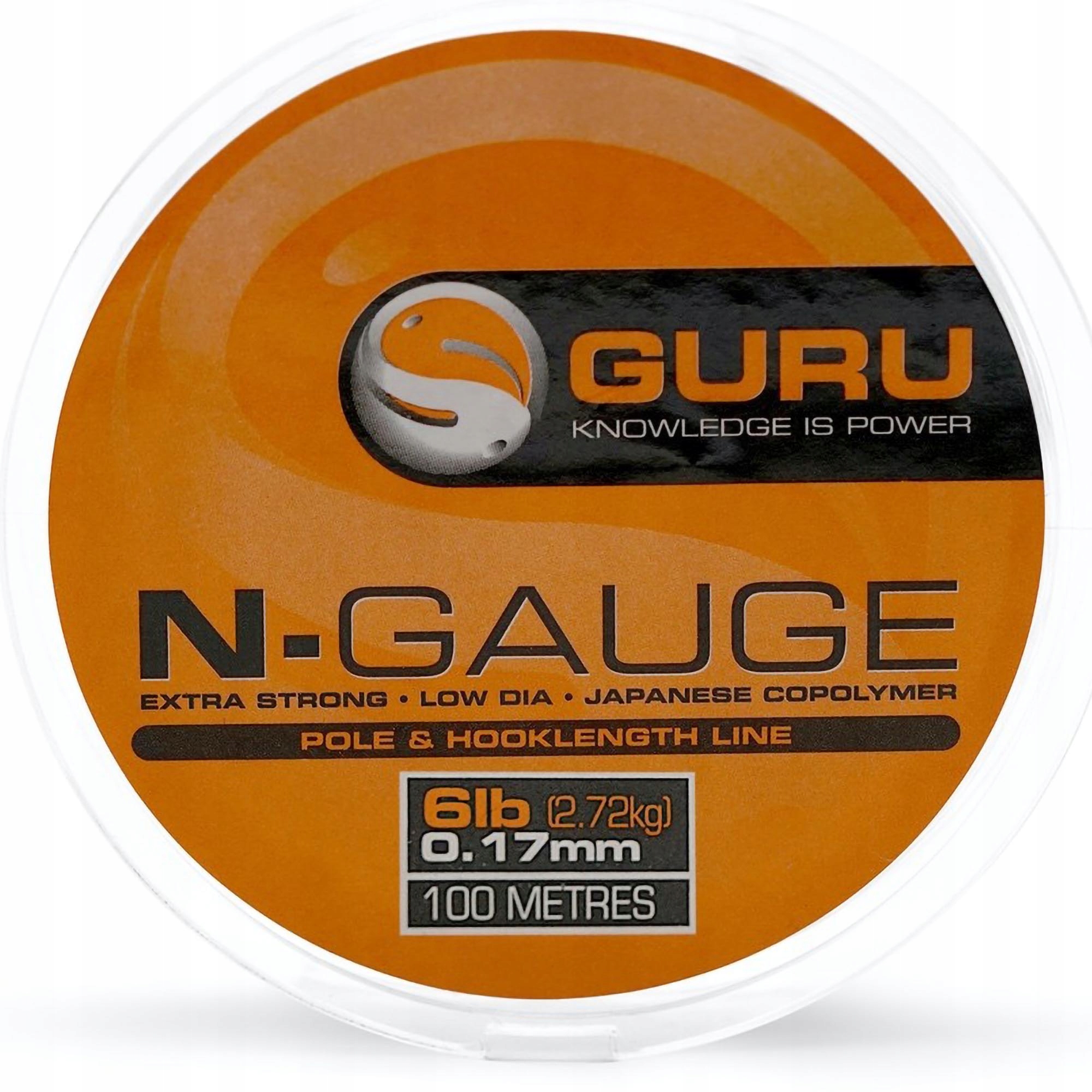 Żyłka Przyponowa Method Feeder Guru N-Gauge 100 m 0.13 mm 4 lb