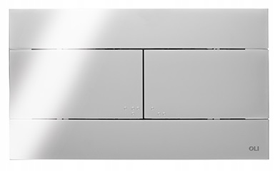 Splachovací tlačítko pro Kolo Slim, lesklý chrom