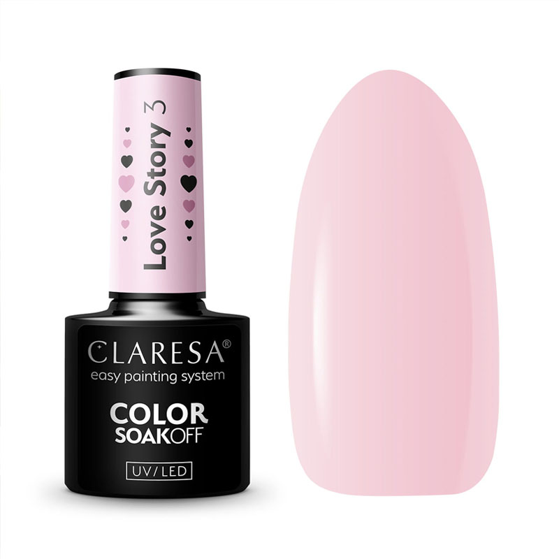 

Claresa Lakier Hybrydowy Do Paznokci 3 Love Story