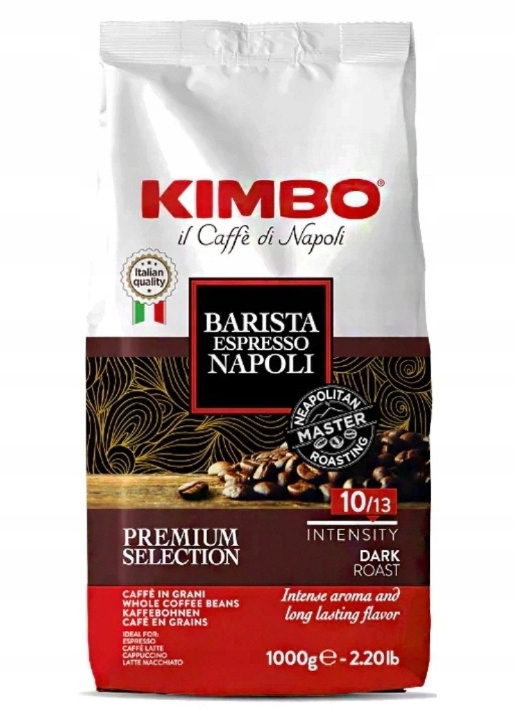 Levně Káva zrnková Kimbo Barista Espresso Napoli 1 kg, Arabica Robusta