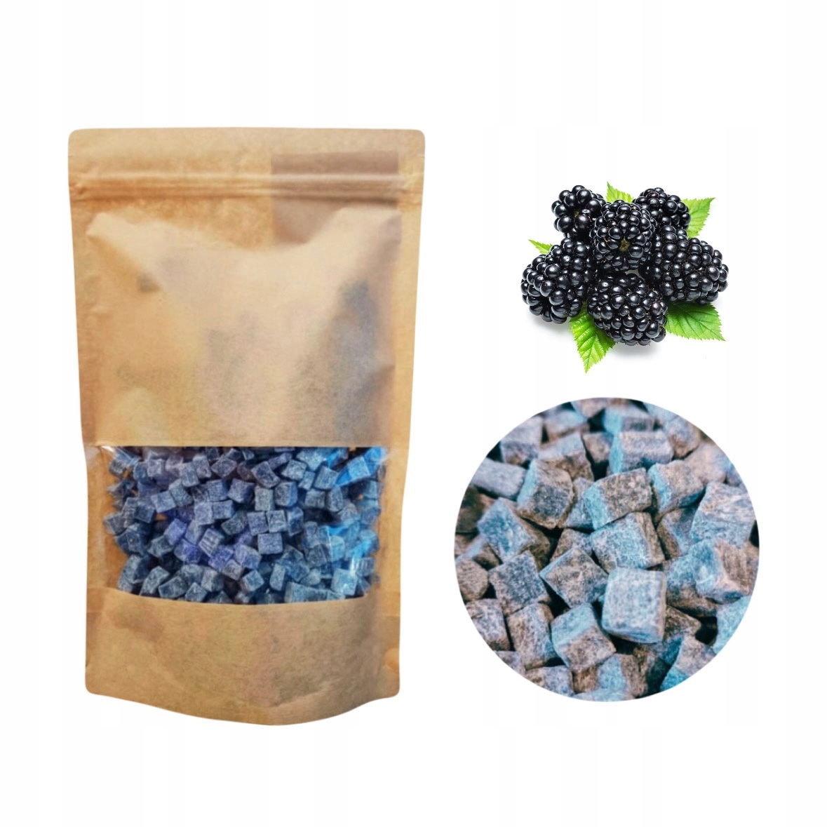 Sušené kostky Ostružina 1000 g Bez Cukru přírodní Kvalita Dalina 1 kg