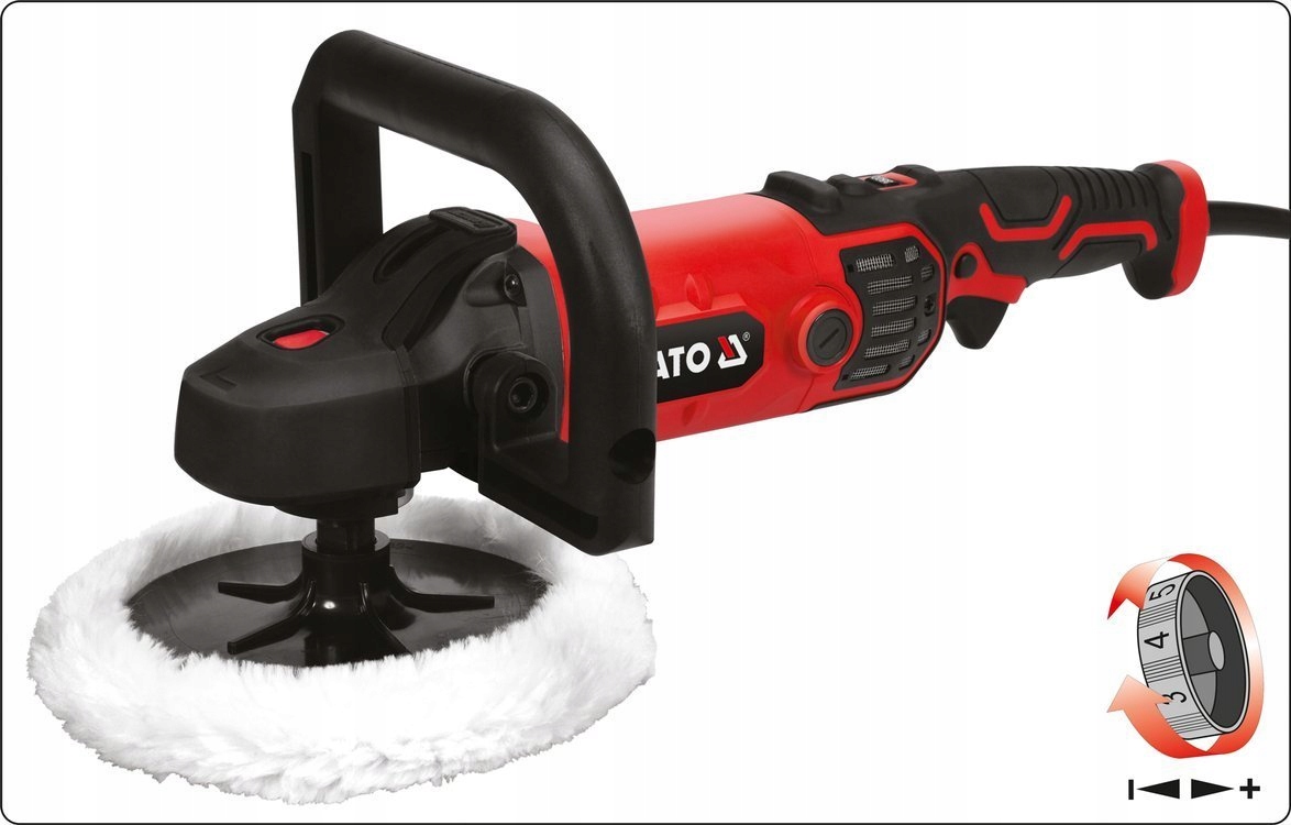 POLERKA 1400W 180MM 600-3500 OBR/MIN M14 YT-82196 Moc 1400 W