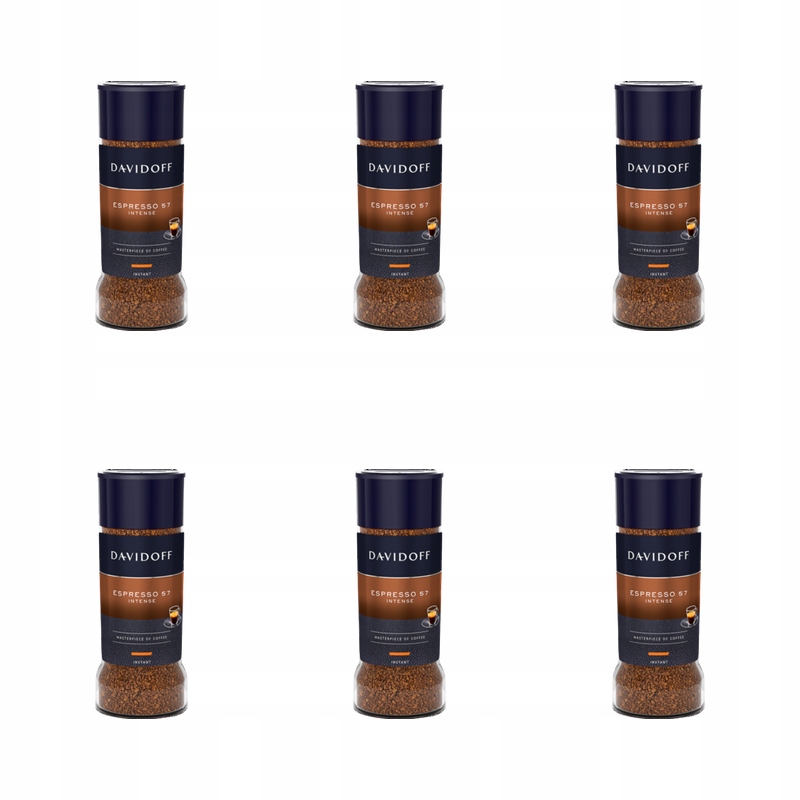 Davidoff Espresso 57 Intense kawa rozpuszczalna 100g X6