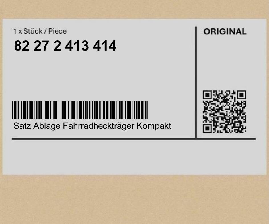 Kompl. schow. tyln. bag. rower. Kompakt (F60) MINI Countryman F60 F60 LCI U