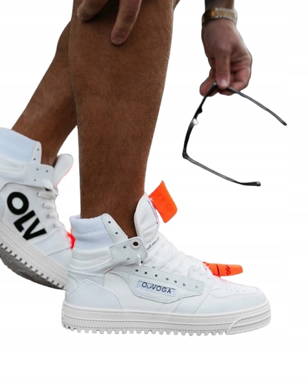 Buty męskie sneakersy Olavoga Hyper 2025 białe 43
