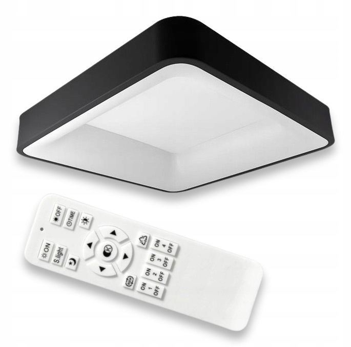 Luster Stropná Lampa Stropné Svietidlo Led 52W Diaľkový Ovládač