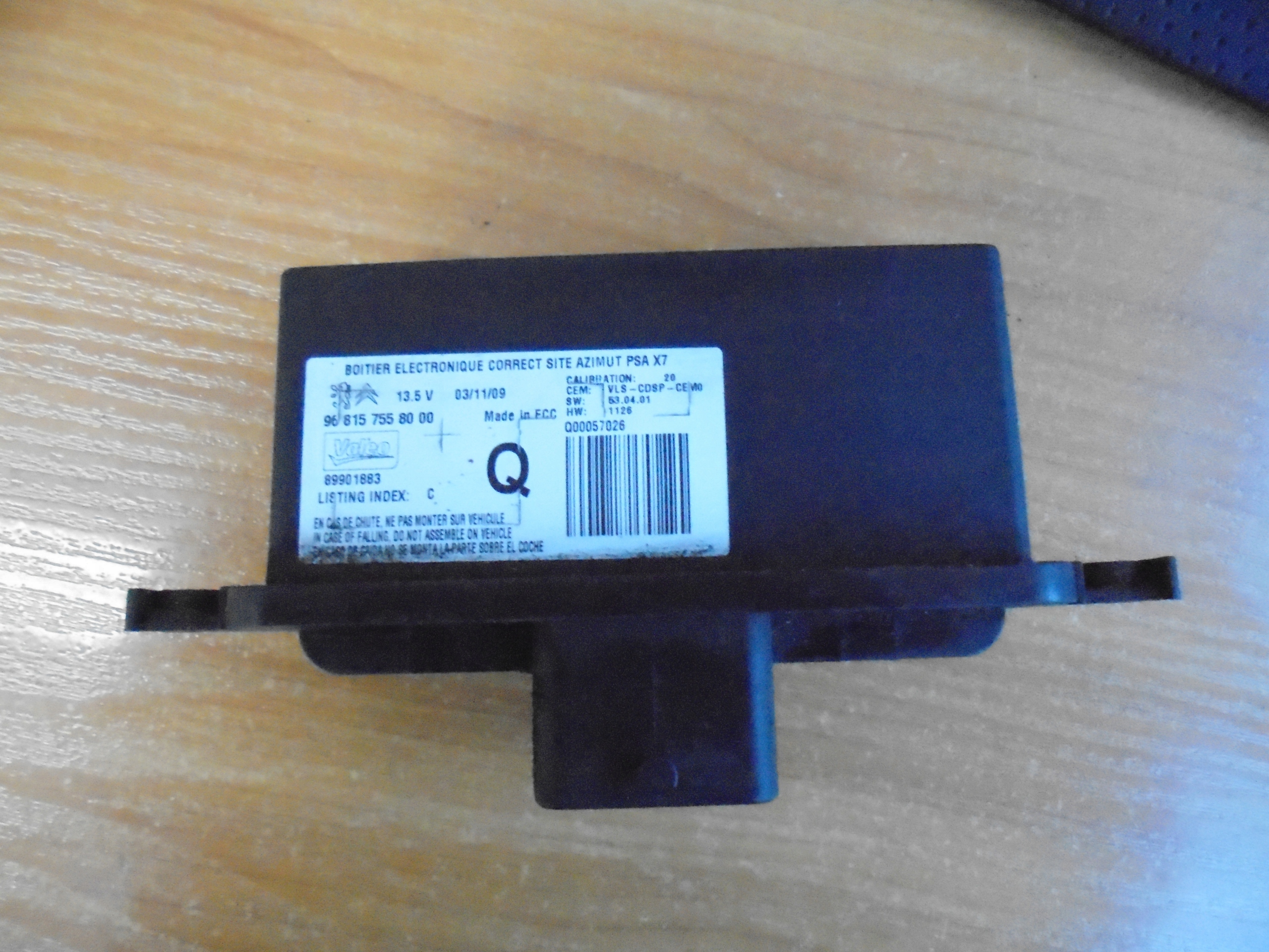 RELAIS C5 2,0 HDI 2009R 968157558000