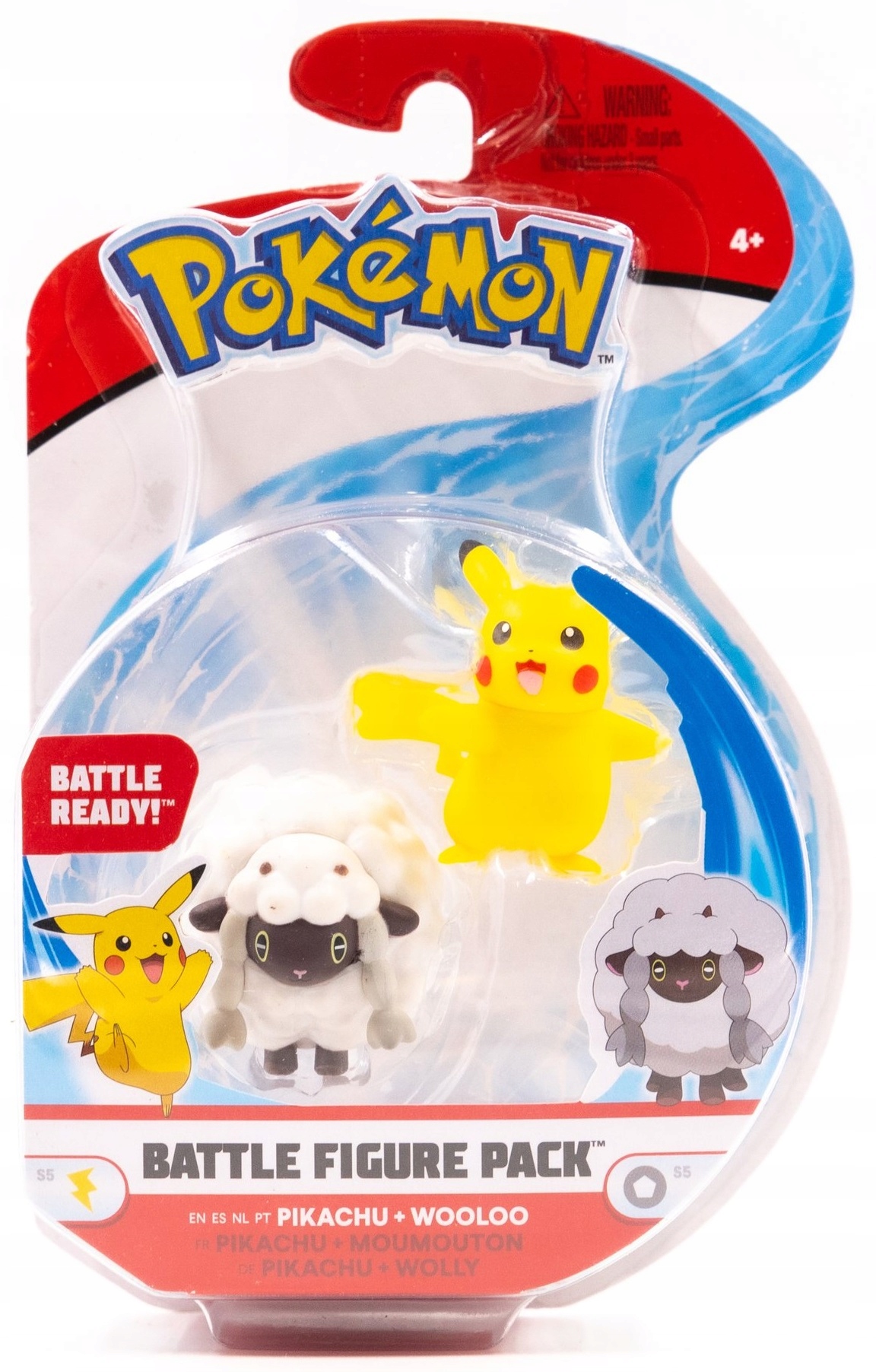 Figurka POKEMON Pikachu Wooloo Battle Figure Pack Typ zestaw