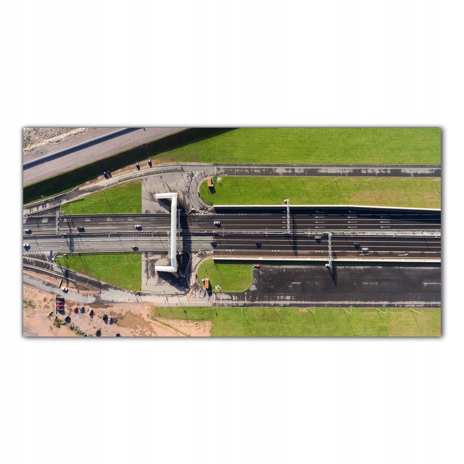 

Obraz Szklany Foto-obraz Tunel Droga Góra 120x60