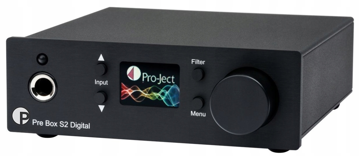 Pro-ject Pre Box S2 Digital Dac Pre-amp Coax Usb Optical Slúchadlový Zosilňovač