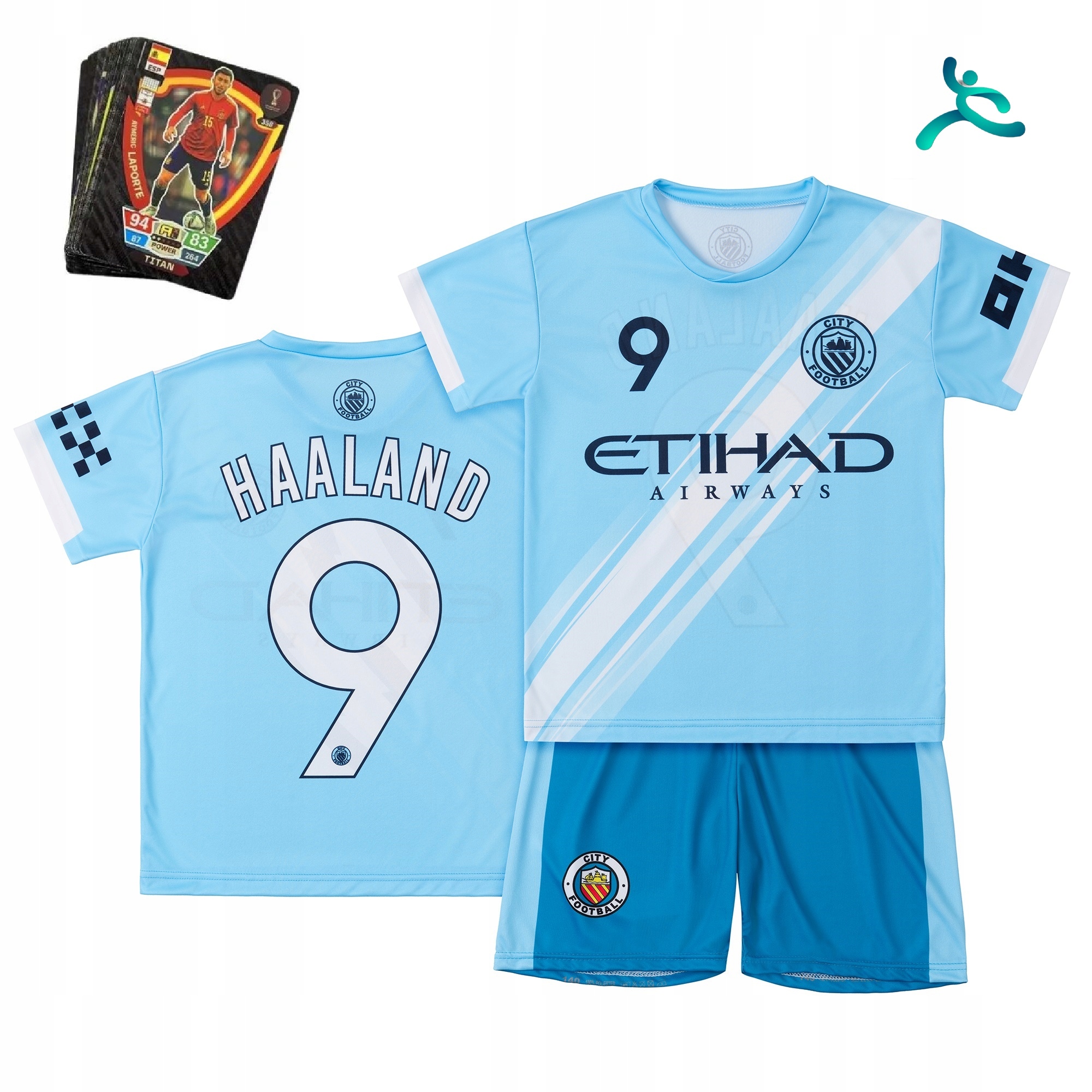 Strój komplet piłkarski Haaland rozm. 164