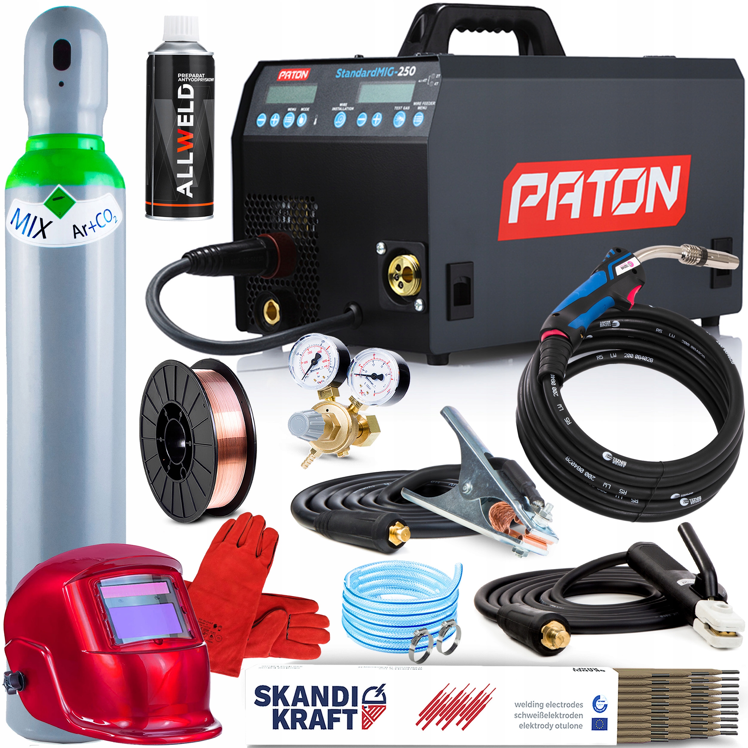 Invertorová Svářečka Paton Standard Mig 250 Mag Mma Tig 230V Hliník Igbt