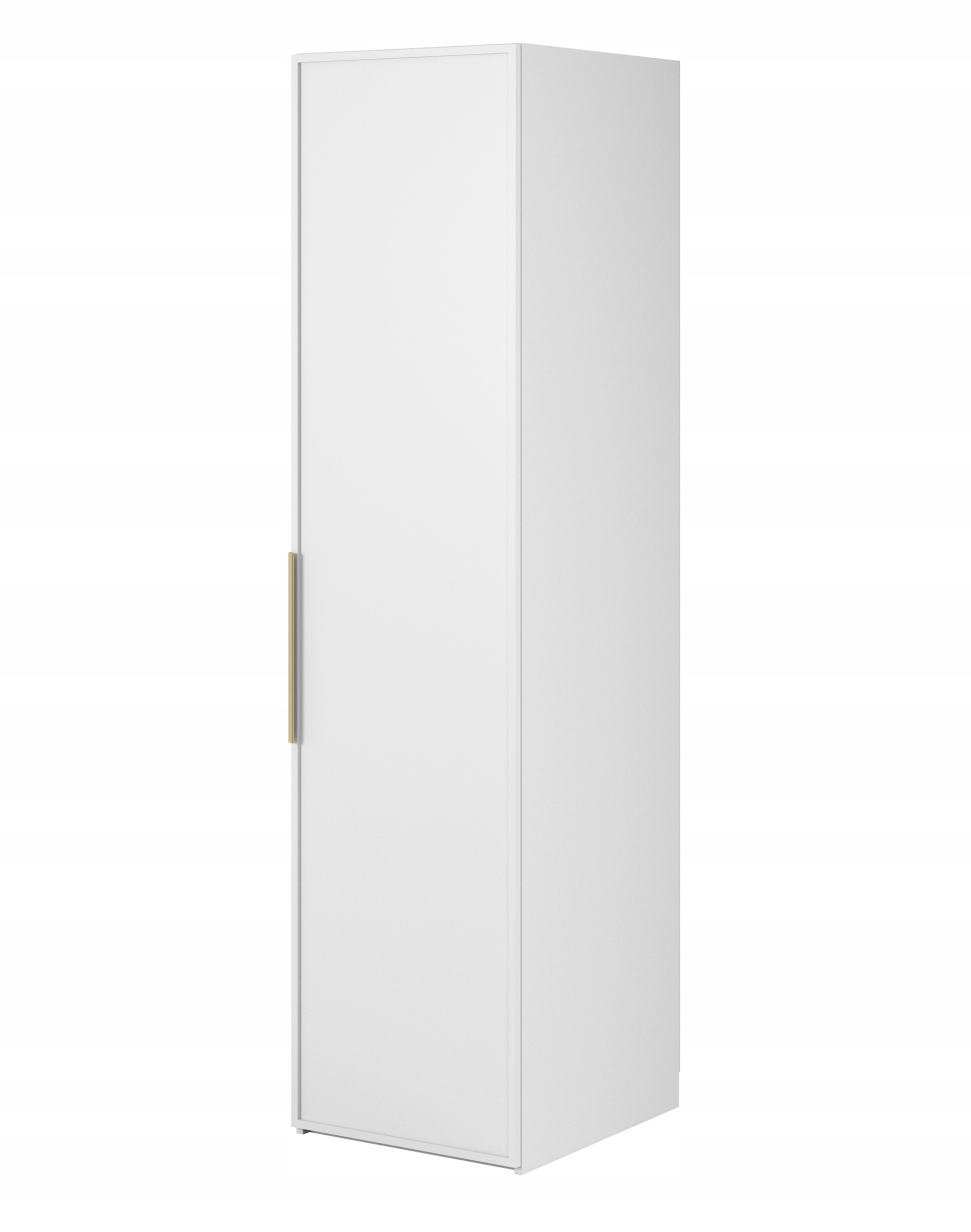 Skříň s tyčí, policemi a kontejnerem 50 cm, bílá