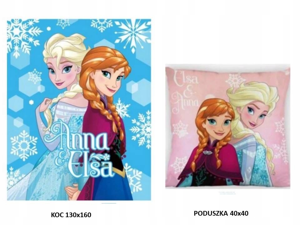

Koc Elsa 130x160+PODUSZKA Elsa Polar 40X40 Kpl