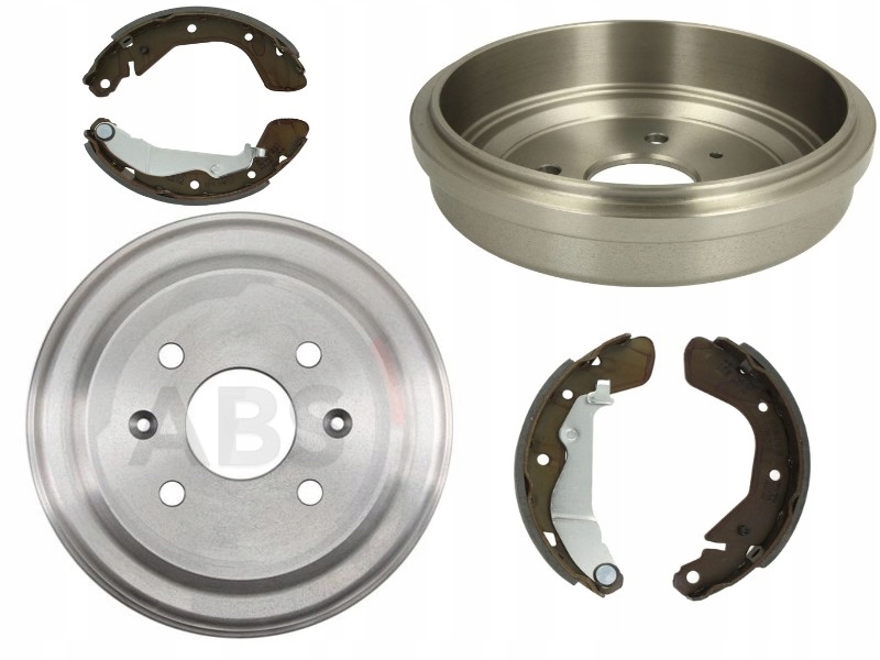 2841-S - 2x барабани + гальмівні колодки для Chevrolet Daewoo