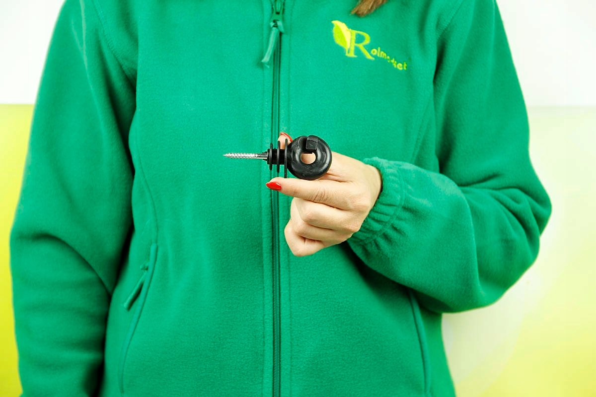 IZOLATOR IZOLATORY DO DRUTU pastucha z wkrętem do drewna pastuch 25 szt Marka inny