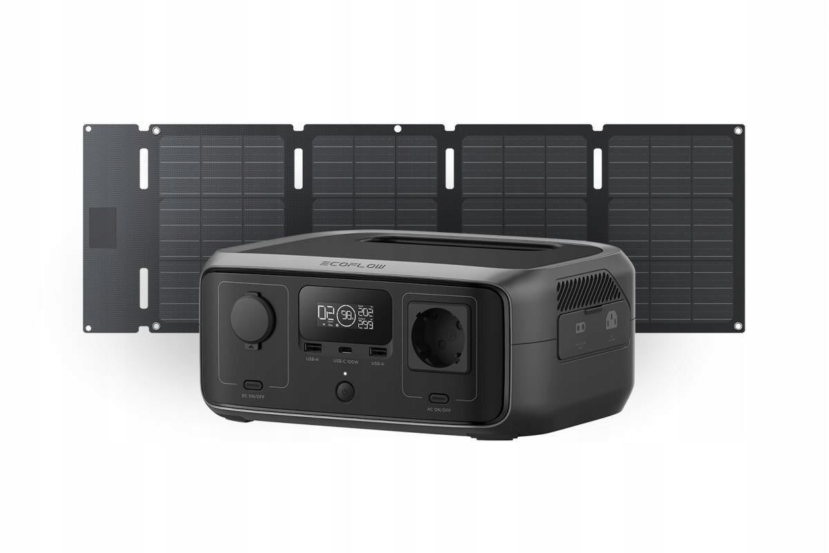 EcoFlow River 3 Ups EcoFlow 45W solární panel (Typ-C) (Hard Bundle)…