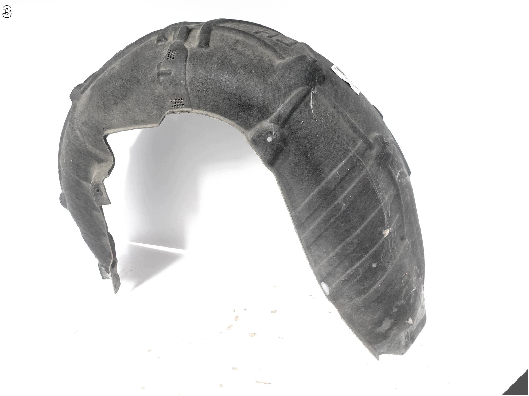 BMW 4 G26 GRAN COUPE ICE 21- mudguard side cover WNEKI wheels rear part left