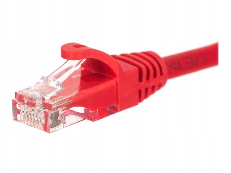 Netrack BZPAT56R Netrack patchcord RJ45, osłonka zalewana, kat. 6 Utp, 5m
