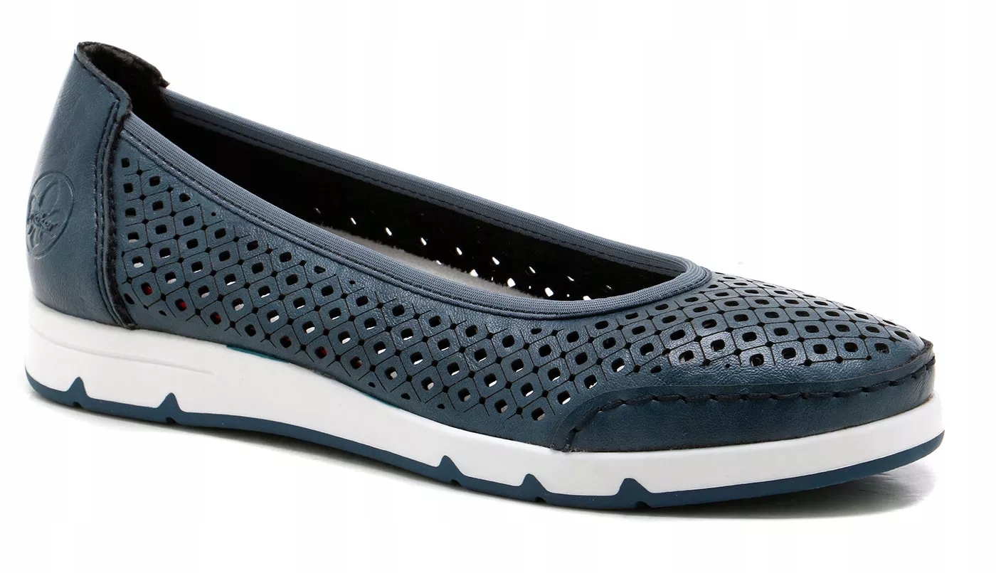 Rieker dámské baleríny L3065-14 Modré vel. 42