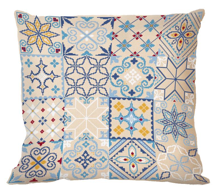 Vyšívací sada s potahem Polštář marocký I