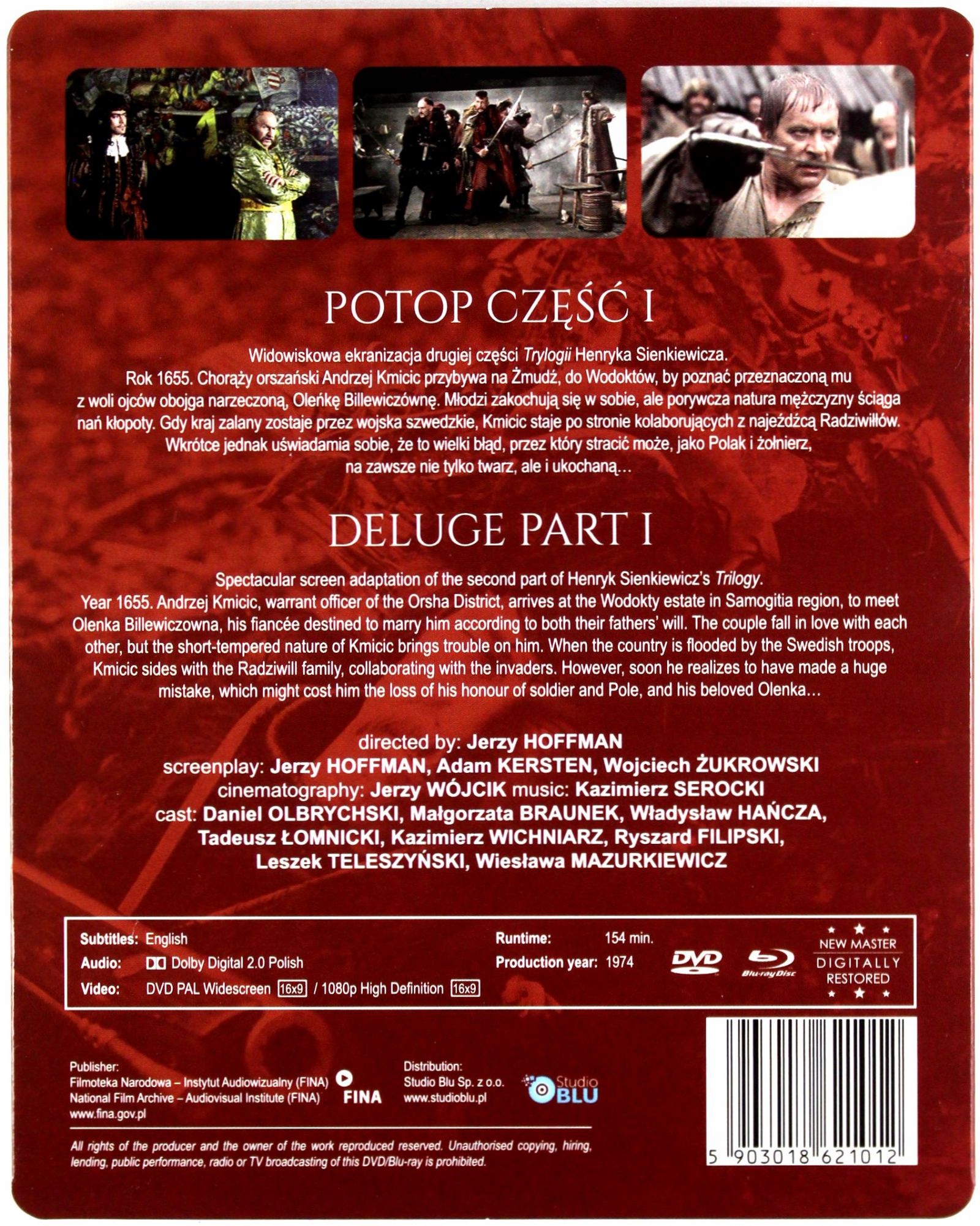 POTOP CZĘŚĆ 1 (DIGITALLY RESTORED) (STEELBOOK) (BLU-RAY)+(DVD) Gatunek przygodowe