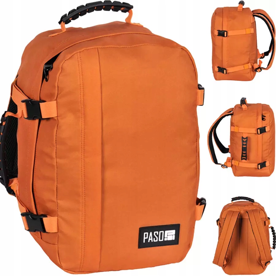 Plecak Podróżny Do Samolotu Pomarańczowy