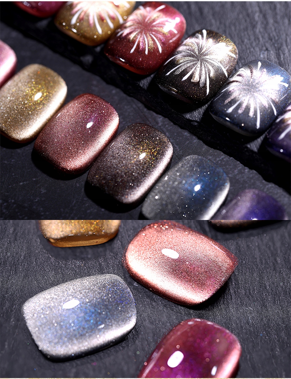 BORN PRETTY - Reflective Moonlight CAT EYE - LAKIER MAGNETYCZNY FLASH RM05 Rodzaj lakier kolorowy