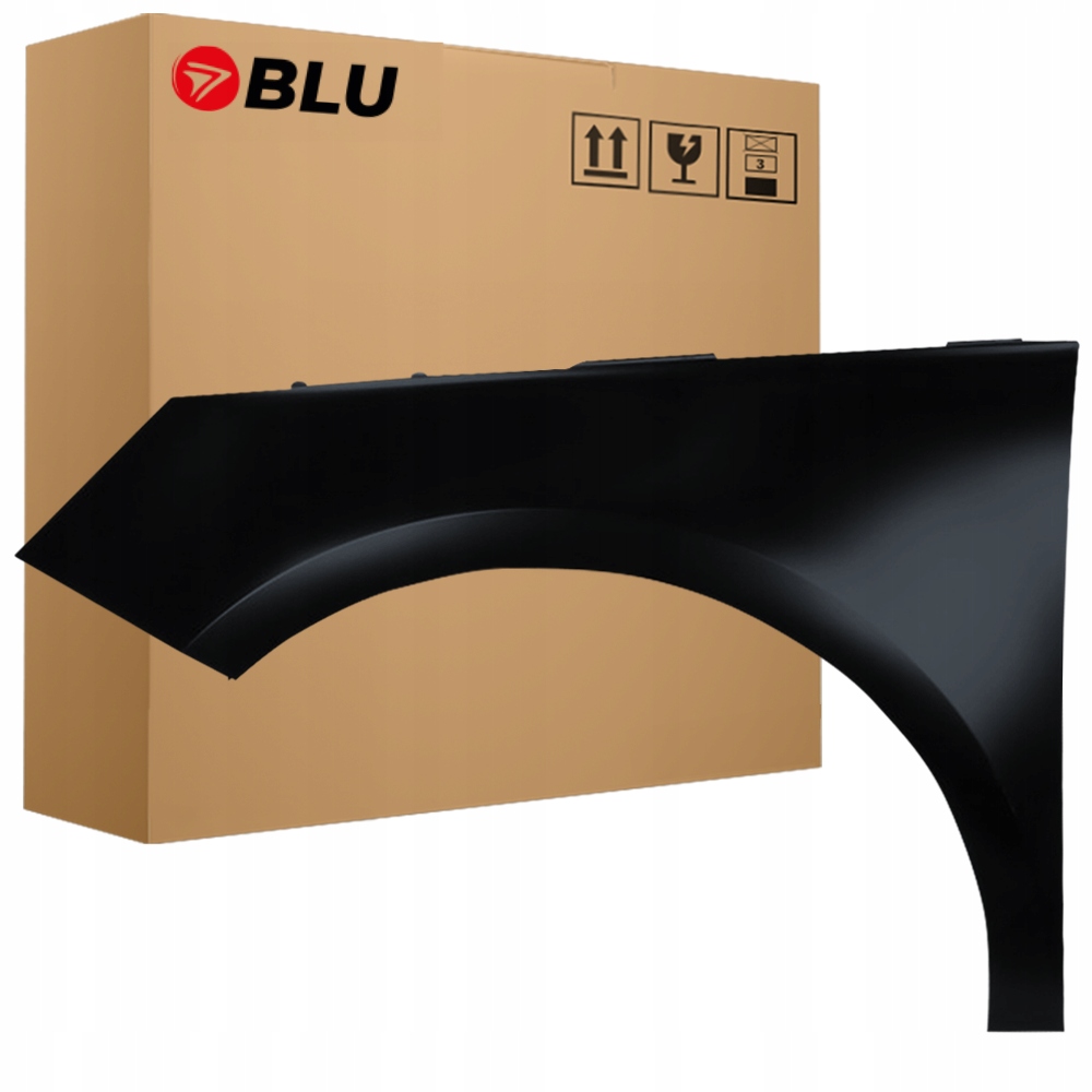 Blu Blatník Audi A1 8X LY9T levý černý 10-18 přední