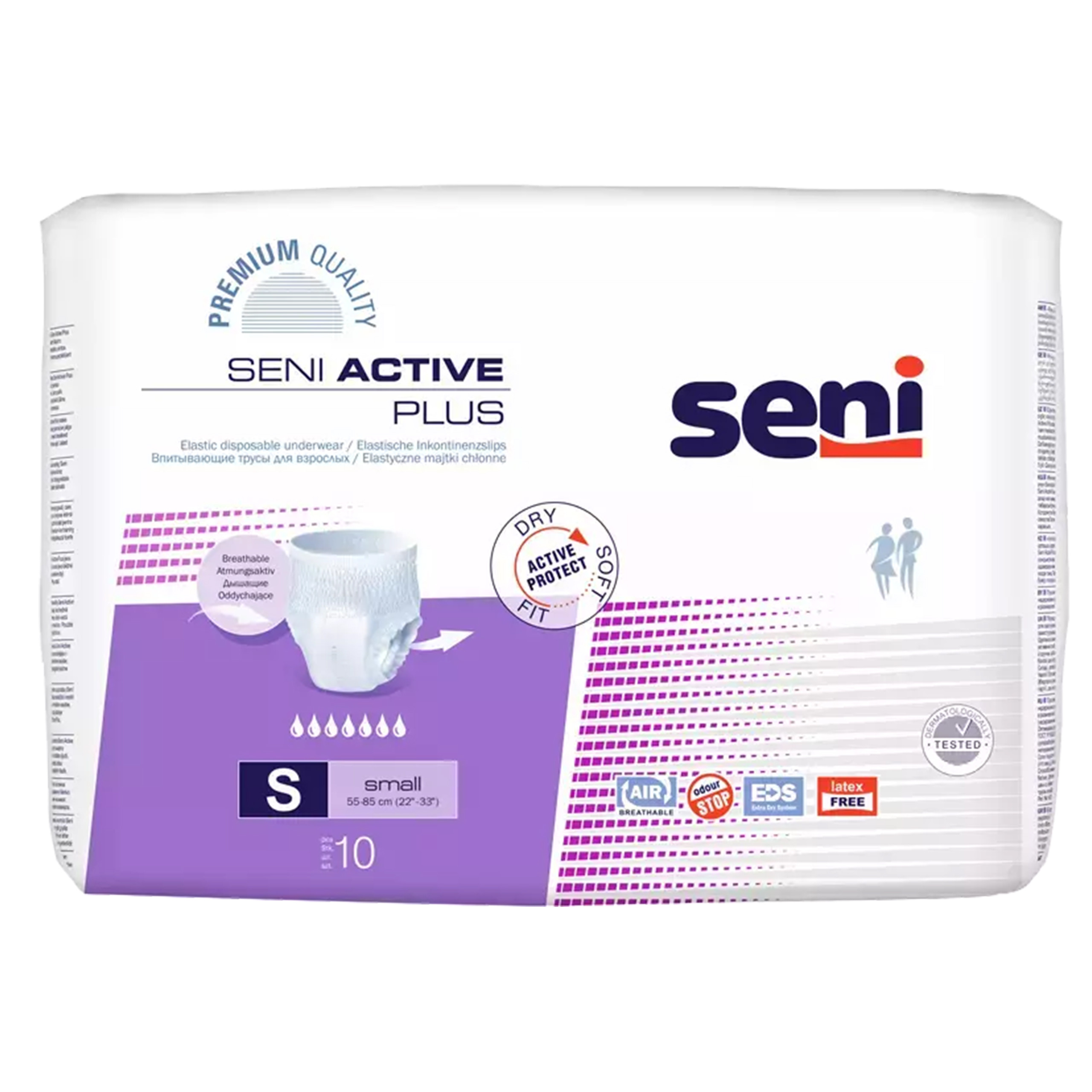 

Seni Active Plus majtki chłonne na noc dorośli S