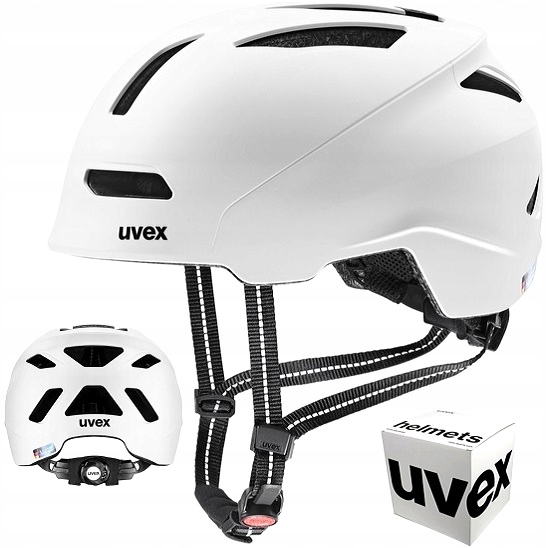 Cyklistická přilba Uvex Urban Planet 58-61 cm bílá matná