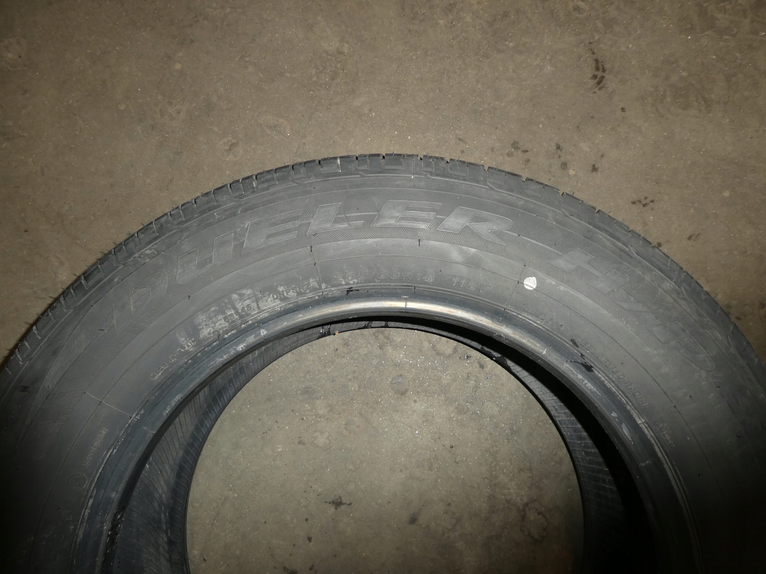 1X gomma BRIDGESTONE DUELER H/P 255/60/18 2014