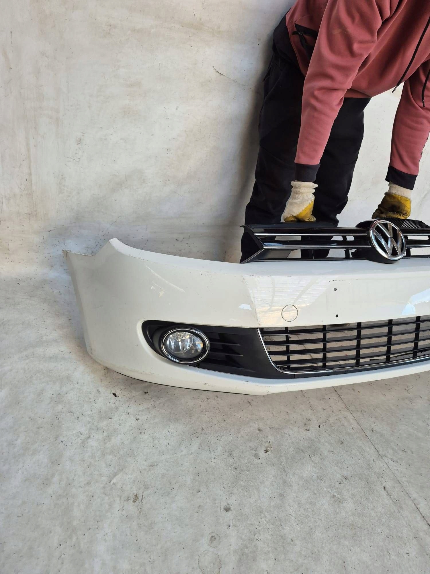 VW GOLF VI 6 KOMBI 09-13 bumper front front without DZIUR 1K9807221