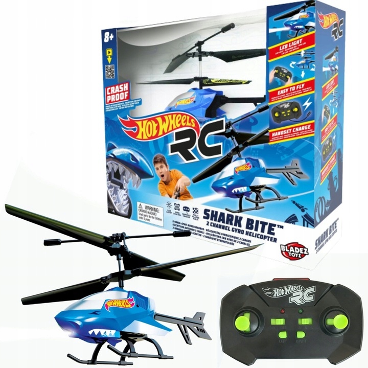 HOT WHEELS BLADEZ SHARK BITE HELIKOPTER RC Márka Hot Wheels