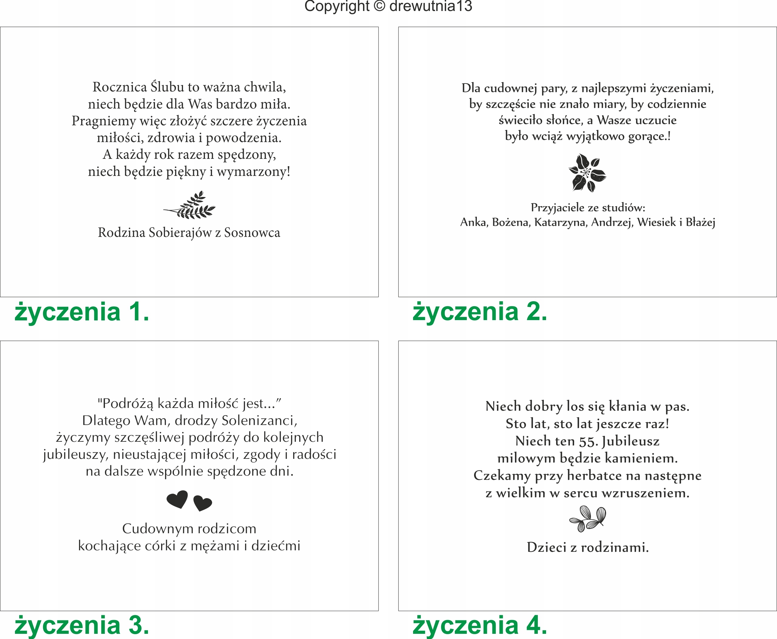 herbaciarka zestaw HERBAT prezent ROCZNICA ŚLUBU JUBILEUSZ grawer imię Szerokość 22 cm