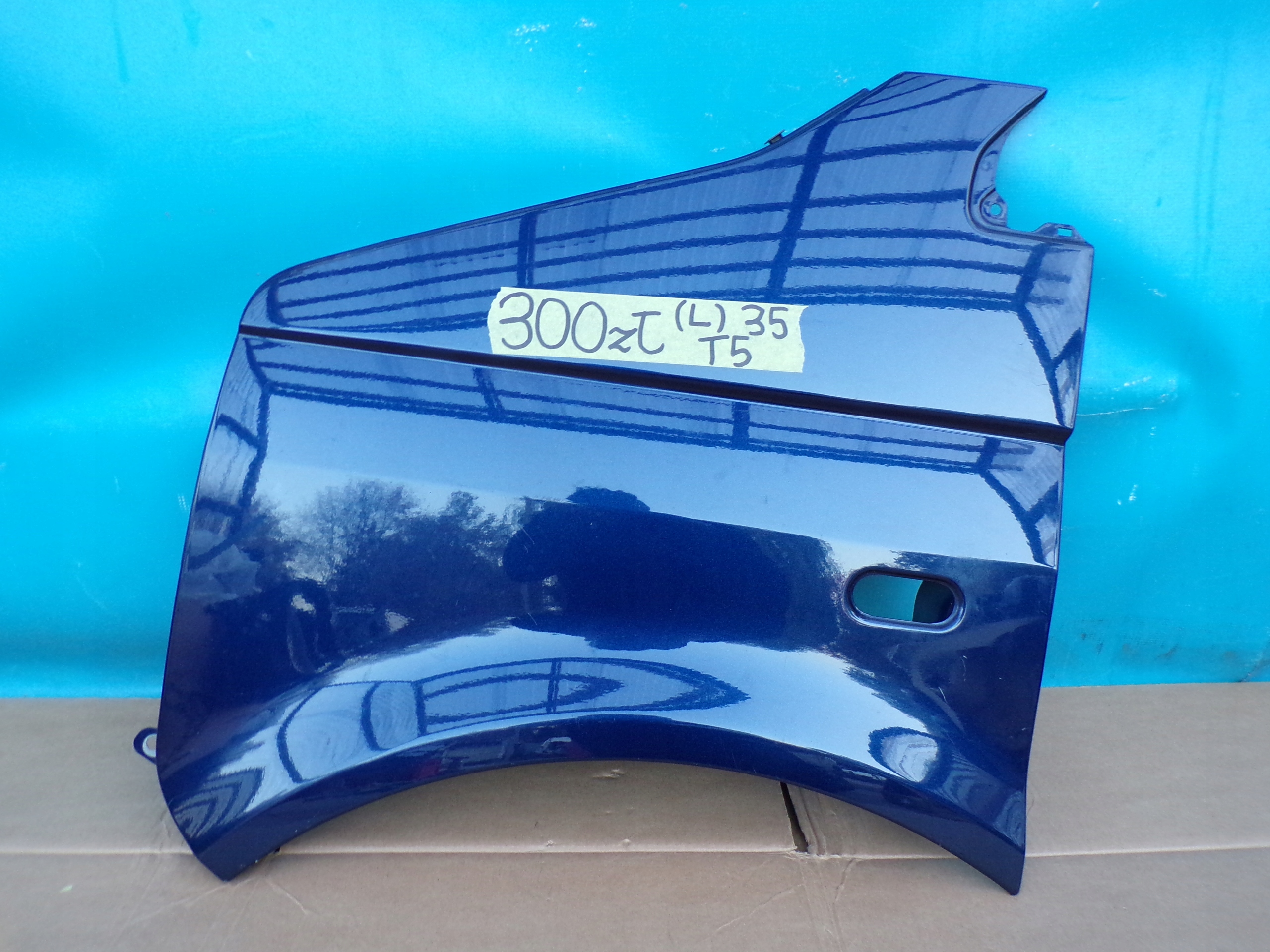 VW T5 TRANSPORTER MULTIVAN 03- fender left blue without RDZY