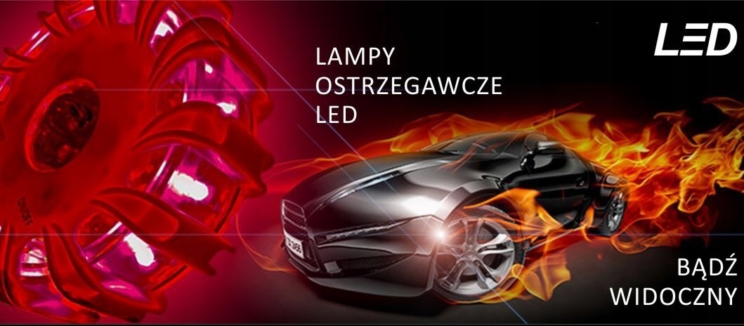 LAMPA OSTRZEGAWCZA NIEBIESKA AKUMULATOR FLARA LED Waga produktu z opakowaniem jednostkowym 0.4 kg