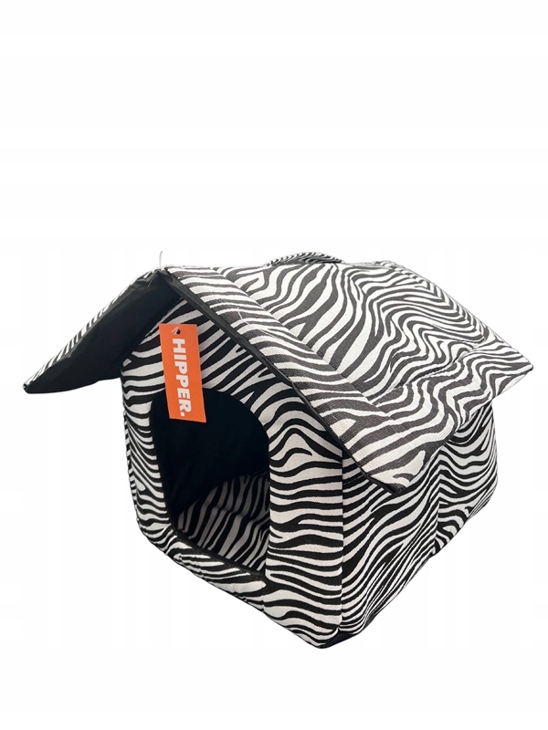 

Budka dla psa/kota wzór zebra 31x30x33 cm Hipper