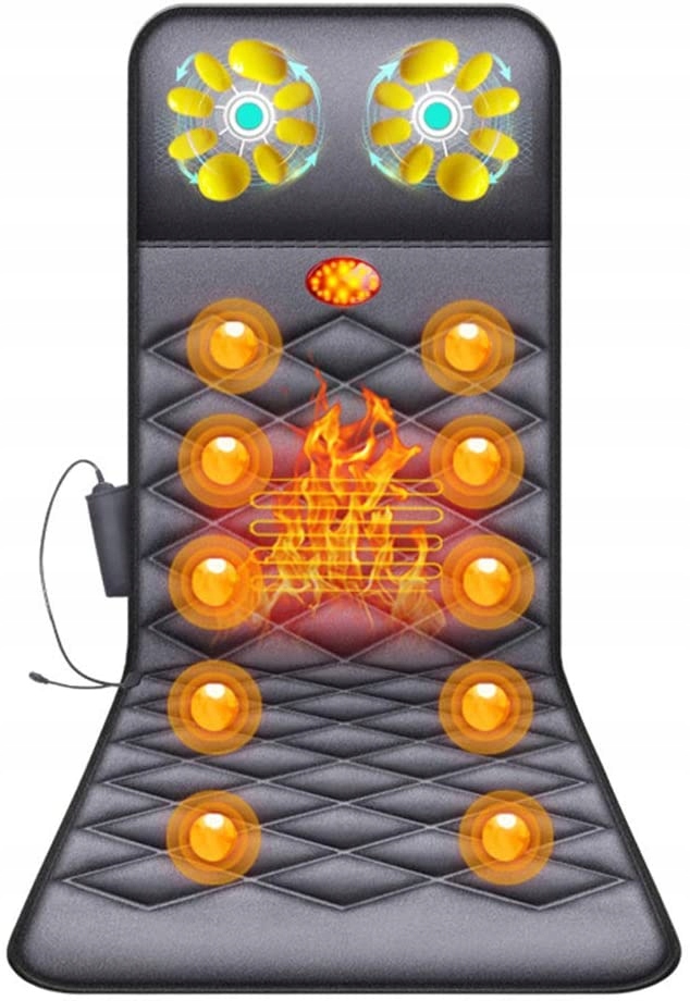 Mata Masująca do Masażu Masażer na Fotel Materac Masujący do Pleców Ciała