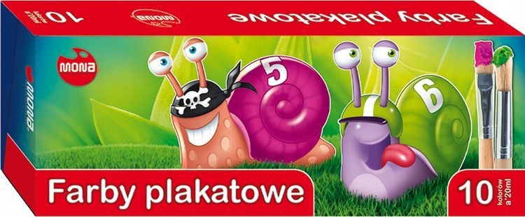 

Farby Plakatowe 10 Kol 20 ML Mona St.majewski