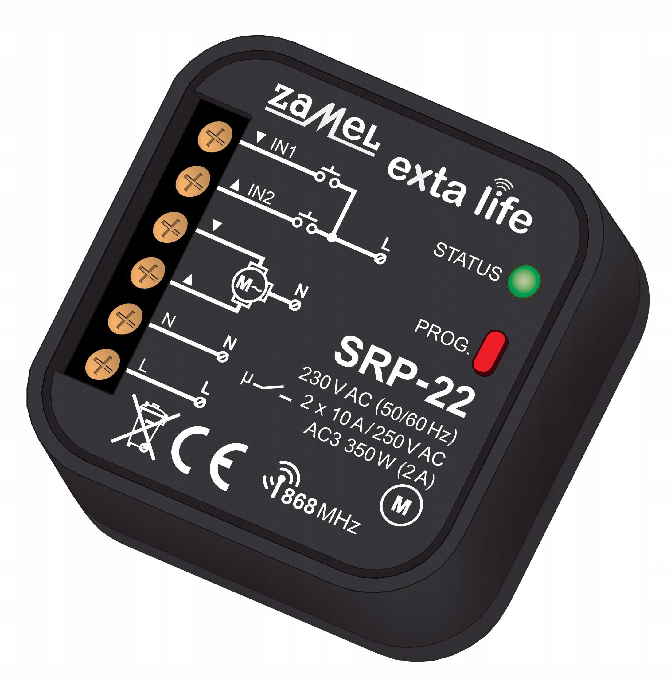 Exta Life – rádiový ovládač doplnkových roliet SRP-22